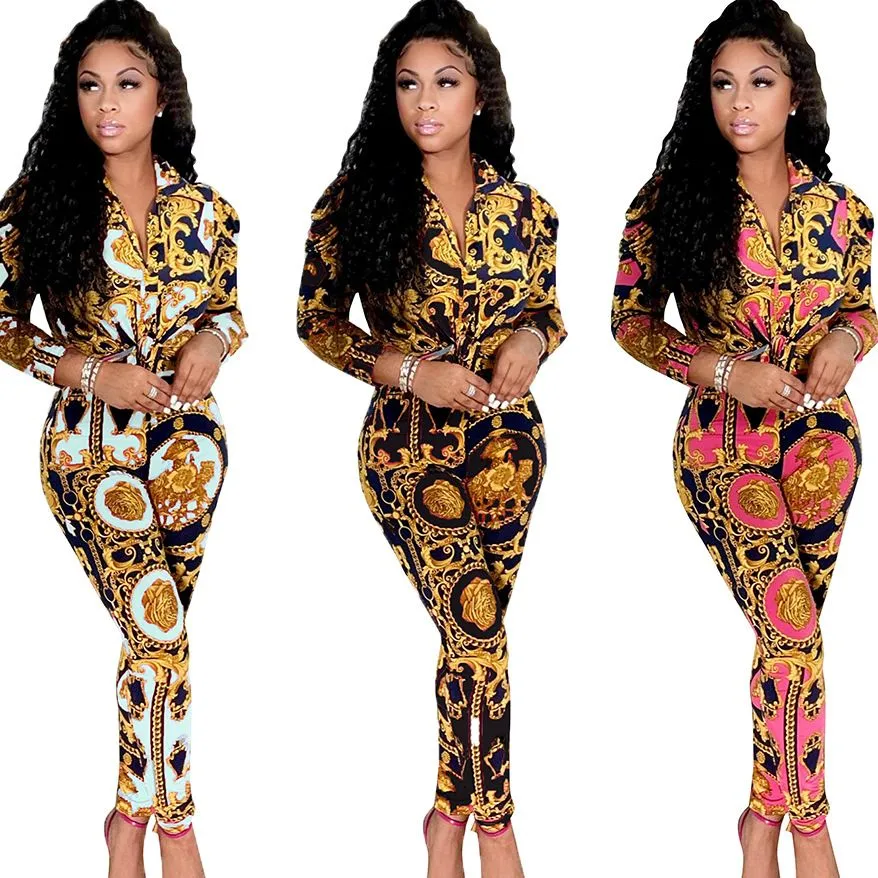 2pcs Elegant Style Suit Women Retro Style Long-Sleeved BodySuit