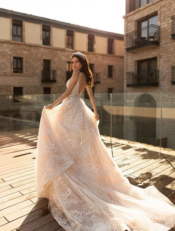Blazing White Wedding Dress
