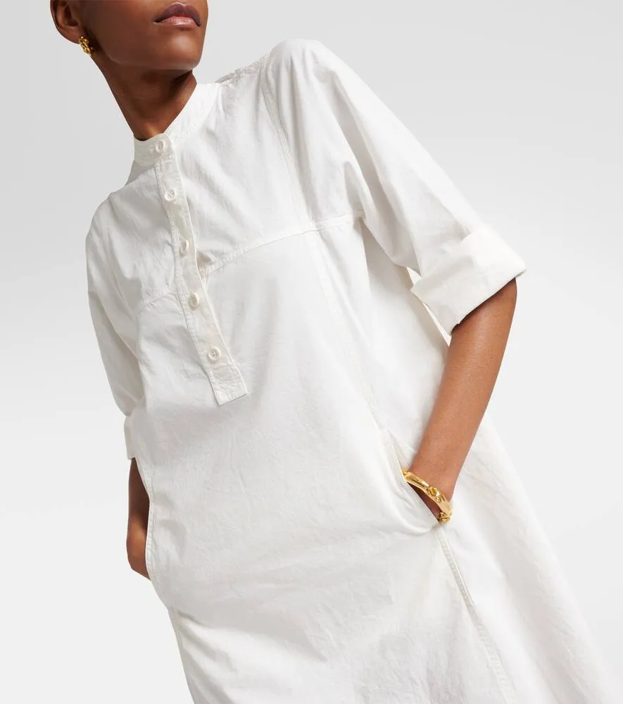 Dries Van Noten Cotton poplin maxi dress