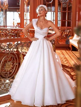 Earth White Wedding Dress