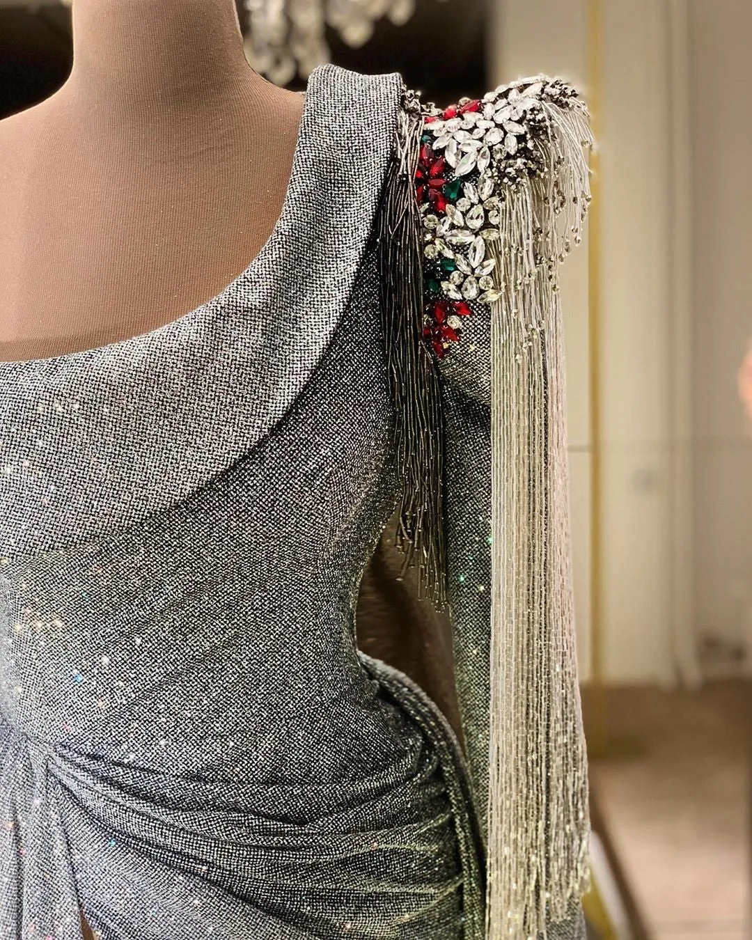 Flamboyant Evening Dress