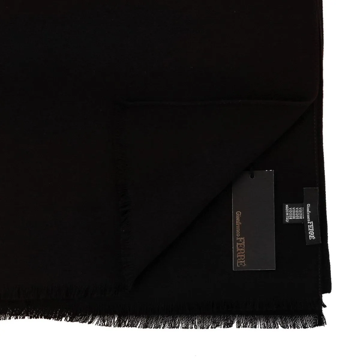 Gianfranco Ferre Black Pashmina Scarf