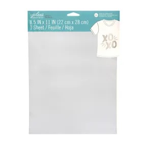 Jolee's Easy Image Iron-On Transfer Single Sheet 8.5"X11" - Silver Metallic*