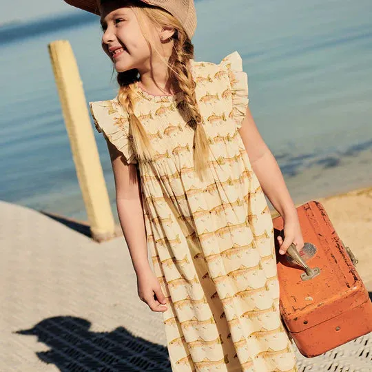 Pink Chicken Girls Stevie Dress - Rainbow Trout