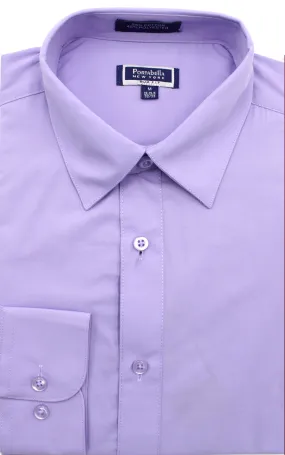 PORTABELLA,SOLID-SPREAD COLLAR-DRESS SHIRTS-S2020-B-VIOLET