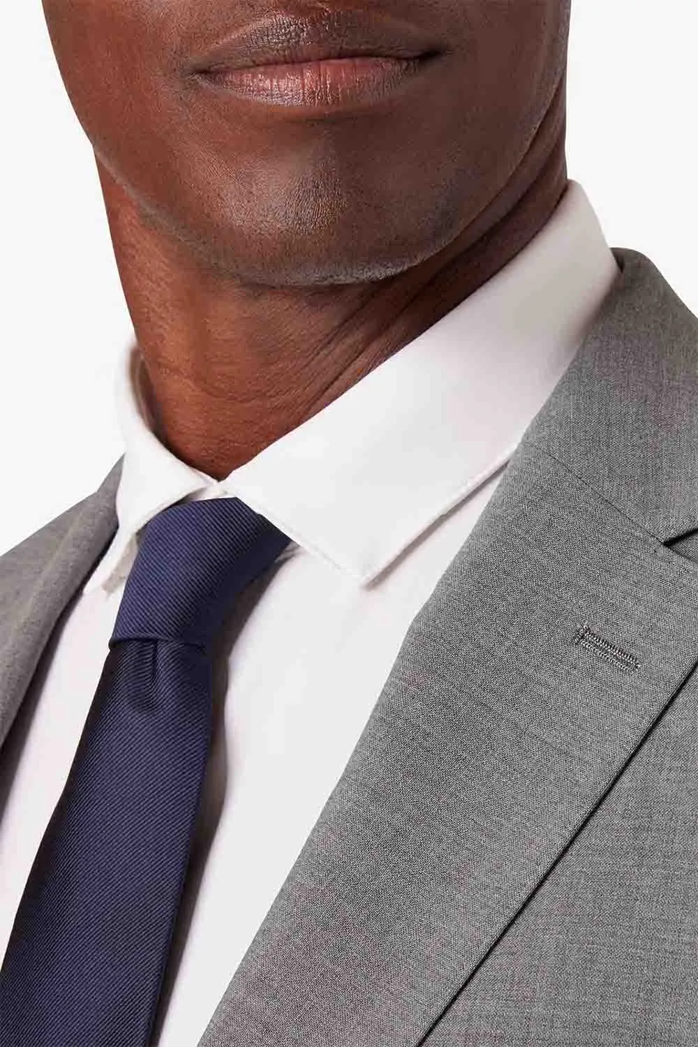 SILK TIE Navy Solid