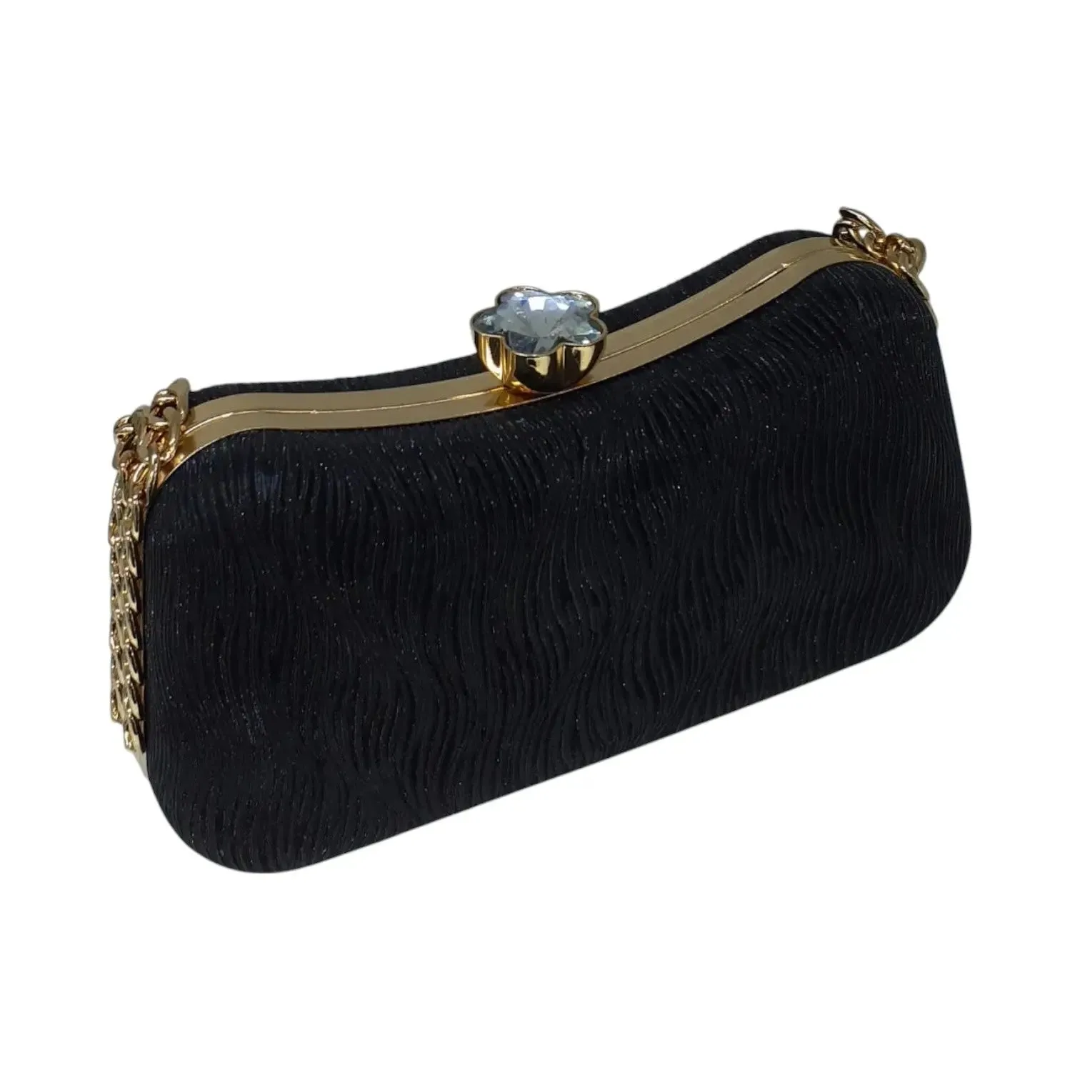 Small Glitters Clutch with Chain