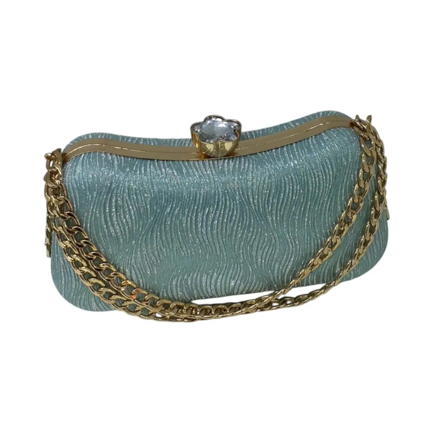 Small Glitters Clutch with Chain