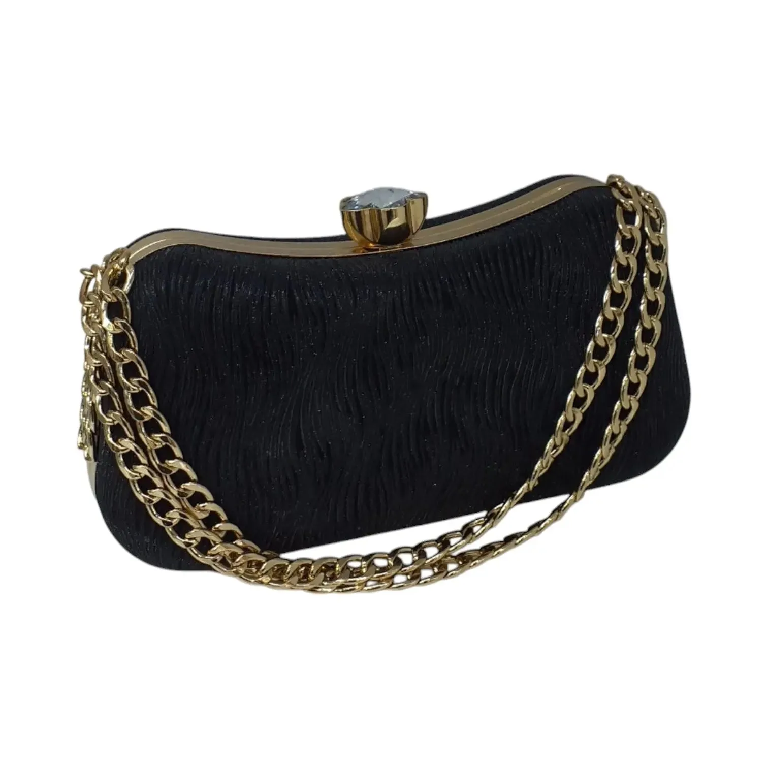 Small Glitters Clutch with Chain