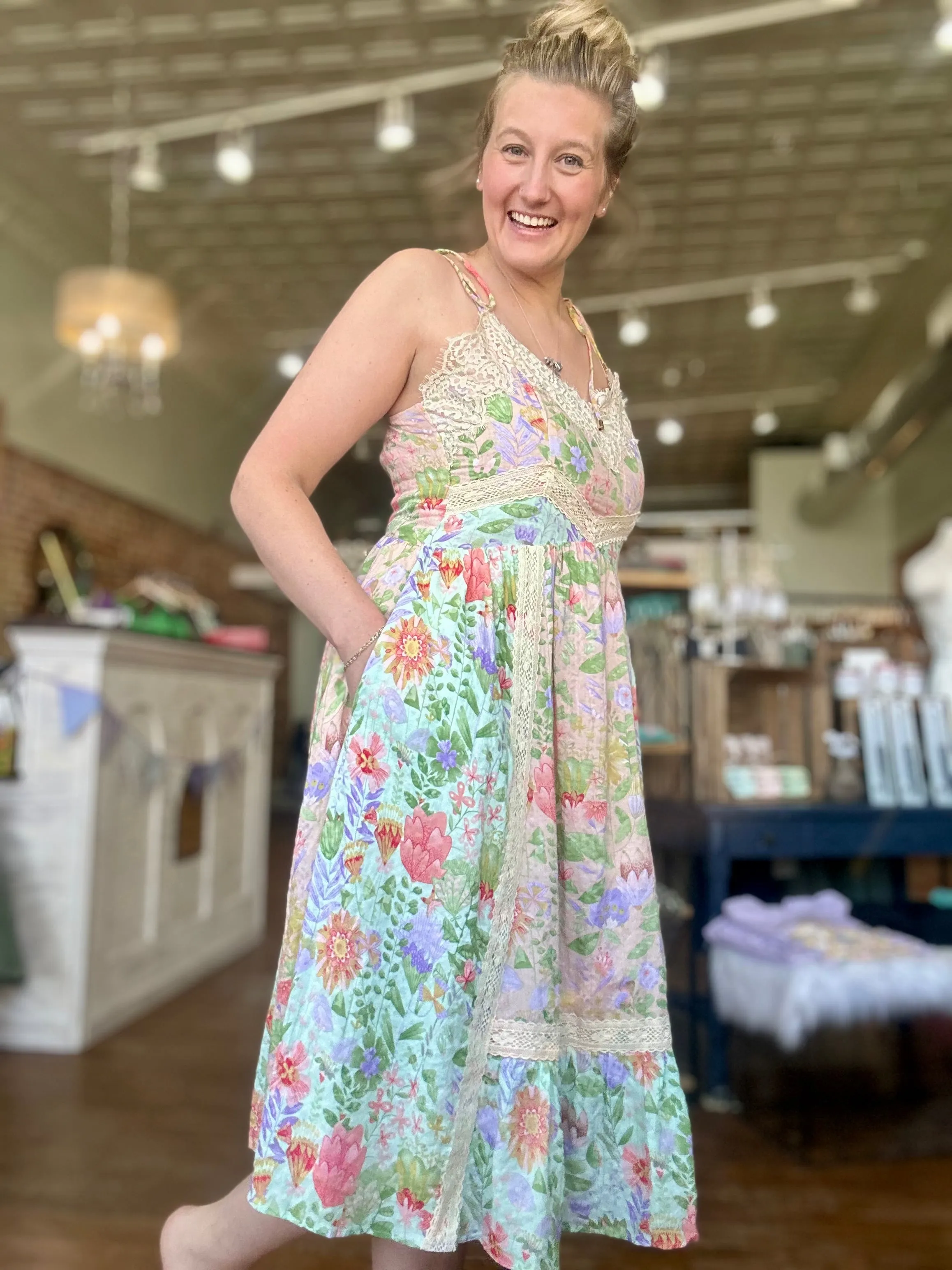 Tea Party Floral Dress